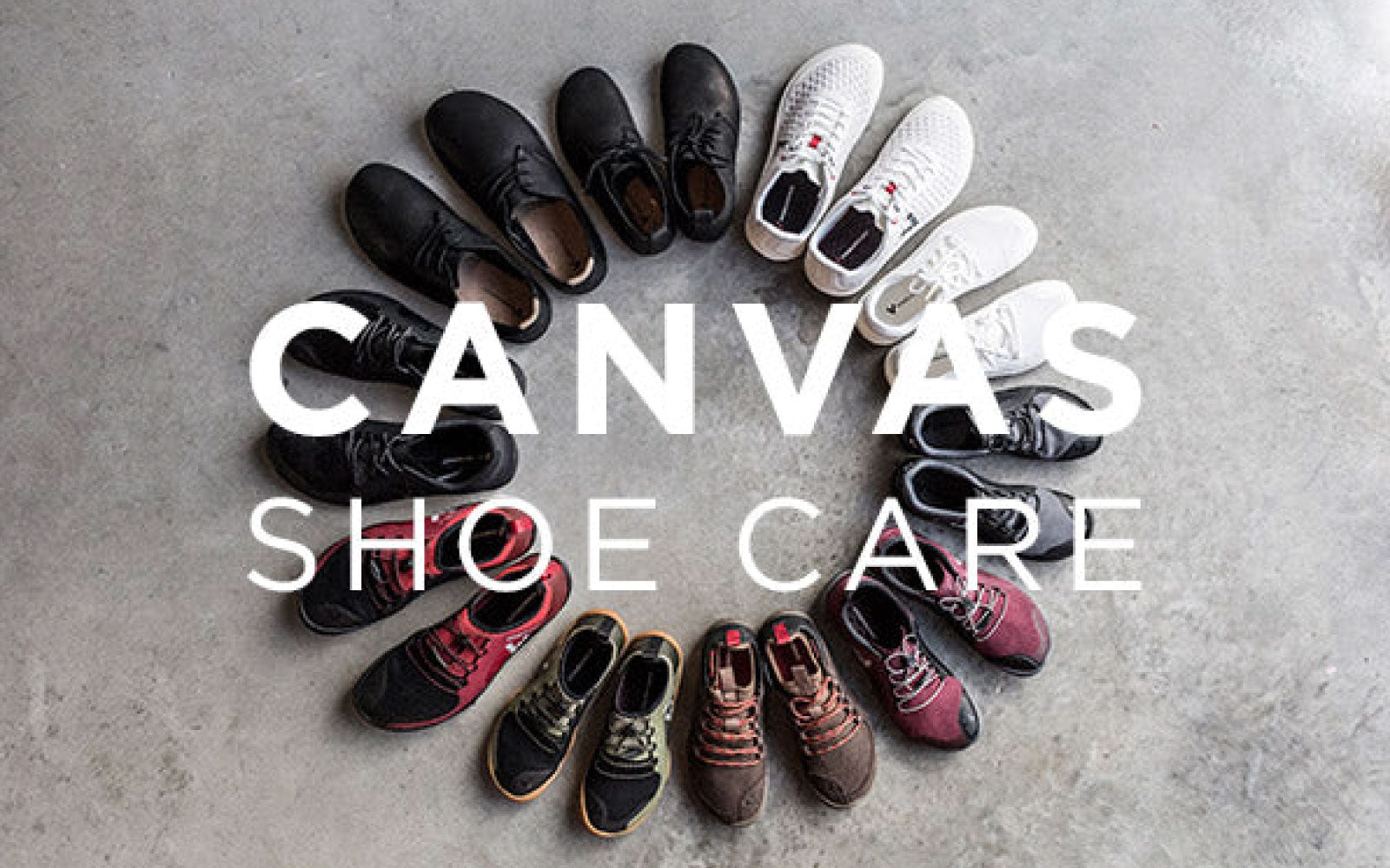 キャンバス & ECOキャンバスシューズのお手入れ