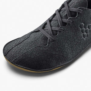 OBSIDIAN CRACKED LEATHER