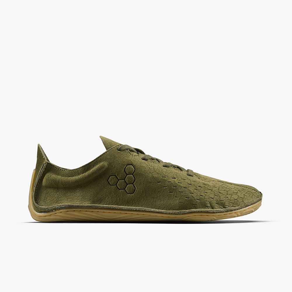DARK OLIVE CRACKED LEATHER
