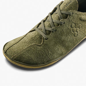 DARK OLIVE CRACKED LEATHER